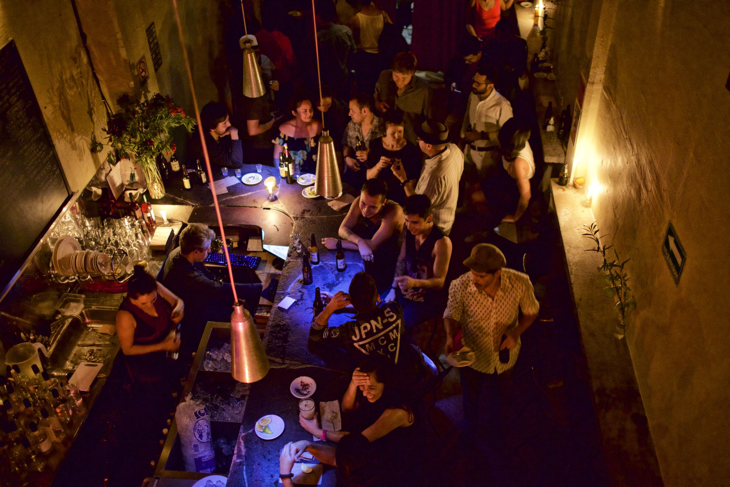 Jody Horton Photography - Night life bar scene in Mexico City. 