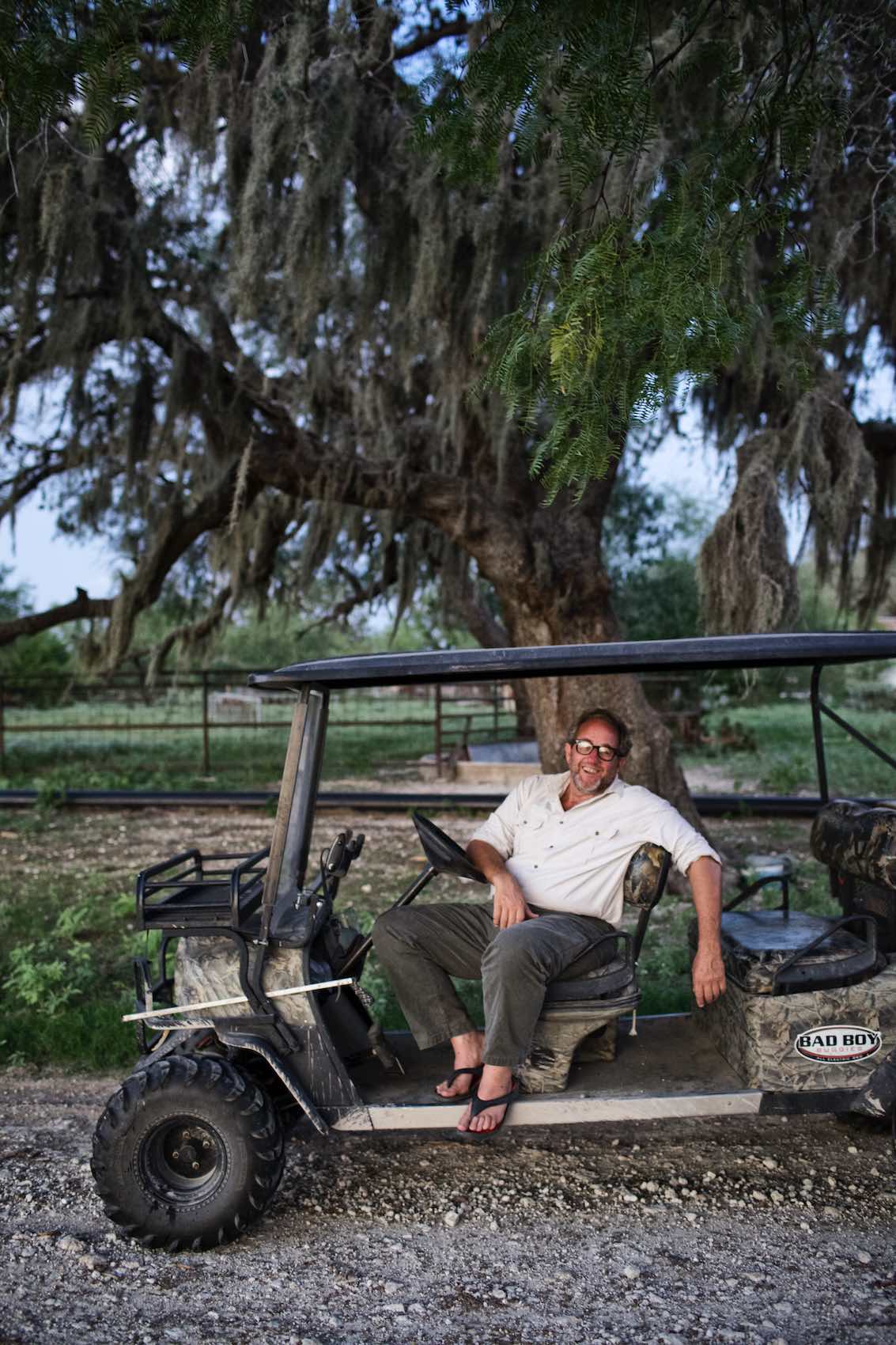 Jody Horton Photography - Chef riding in a golf cart.