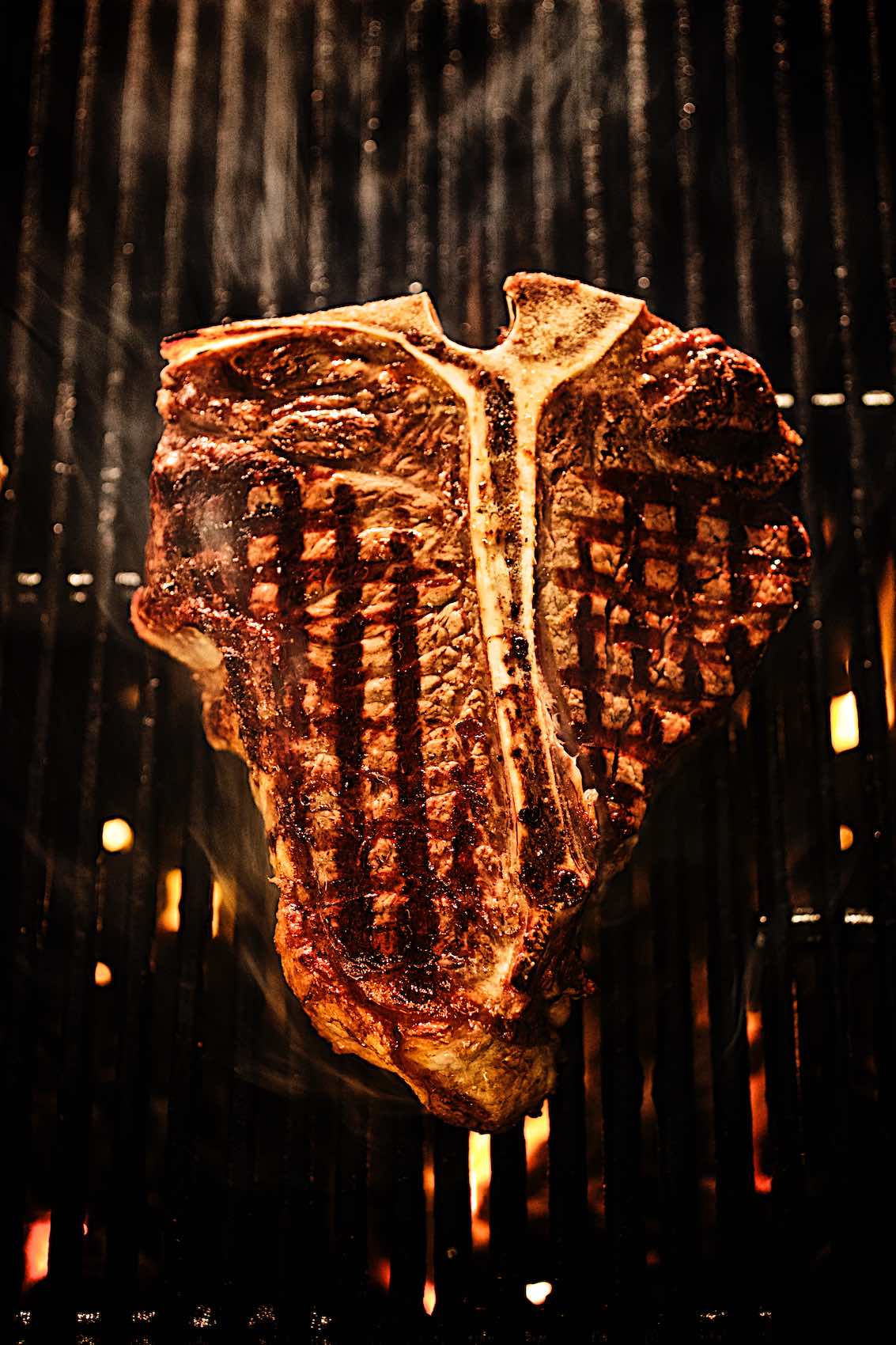 Jody Horton Photography - Grilling T-bone steak.